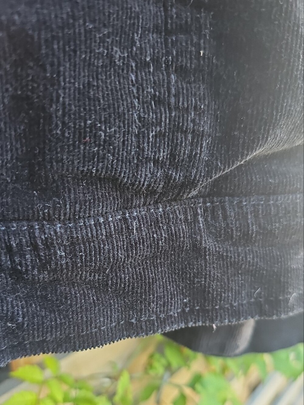 Black Corduroy Cotton Ginny Button-Up Jacket - Picture 5 of 10